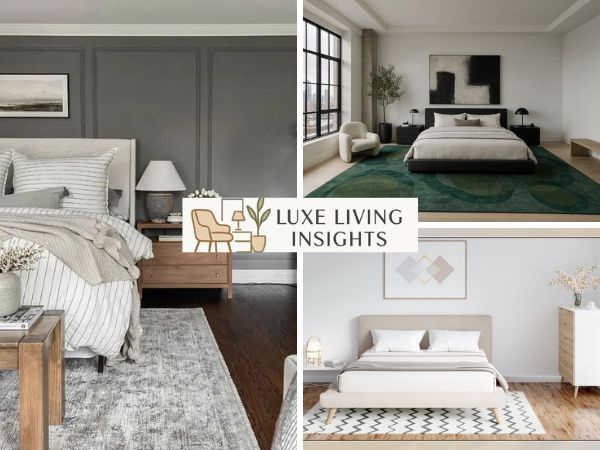 rug size for king bed