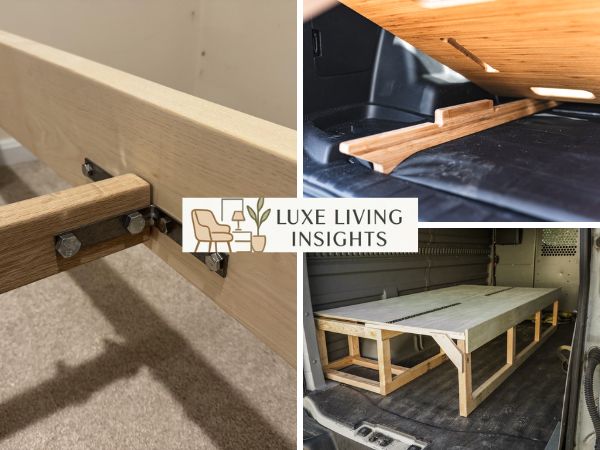 using plywood boards to create a level sleeping surface